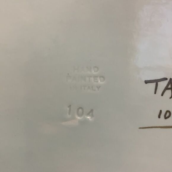 Alessio Tasca Signed Hand Painted
Ceramic Italian Mid-Century Modern Wall Plate - Picture 15 of 17